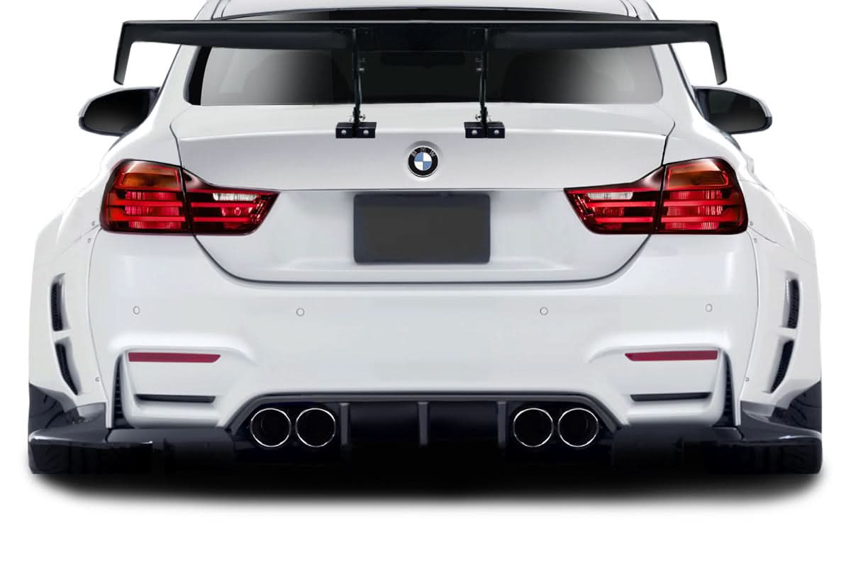 2014-2020 BMW 4 Series F32 AF-1 Style Wide Body Rear Diffuser - FRP