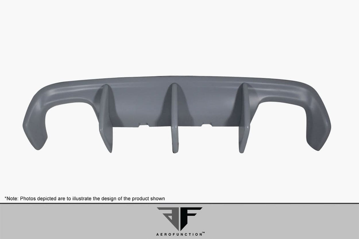 2014-2020 BMW 4 Series F32 AF-1 Style Wide Body Rear Diffuser - FRP