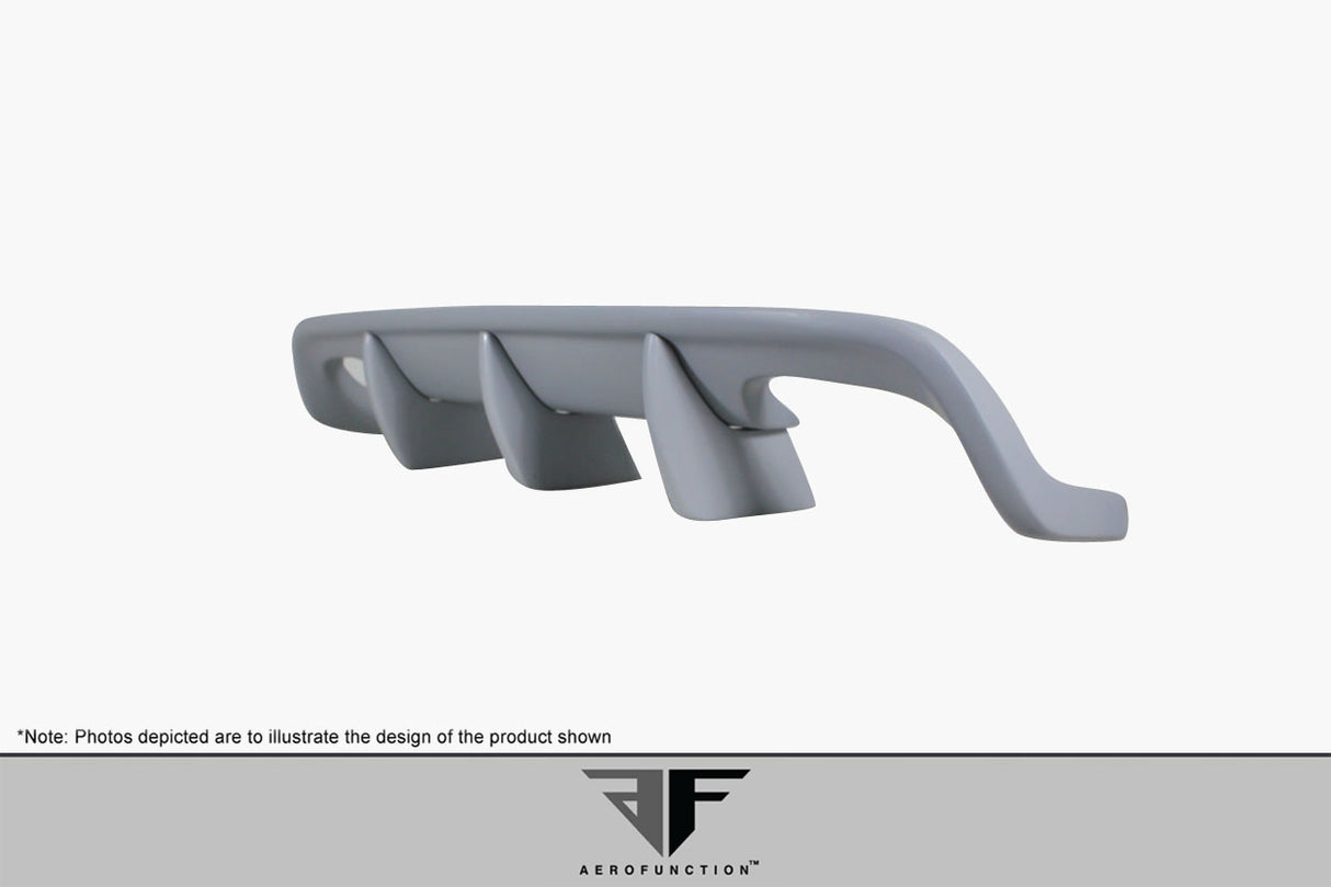 2014-2020 BMW 4 Series F32 AF-1 Wide Body Rear Diffuser ( GFK ) - 4 Piece ( Must be used with Couture M4 Look Rear Bumper ) (S)