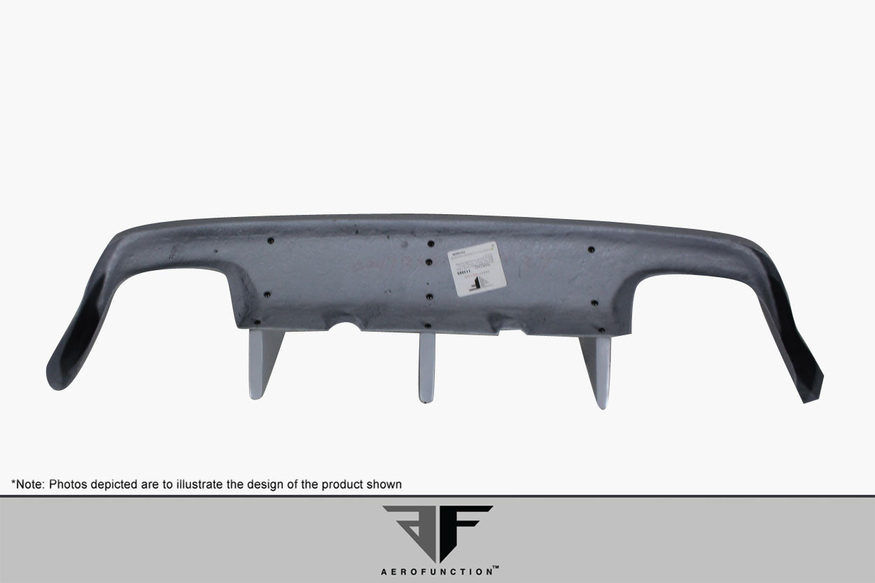 2014-2020 BMW 4 Series F32 AF-1 Wide Body Rear Diffuser ( GFK ) - 4 Piece ( Must be used with Couture M4 Look Rear Bumper ) (S)