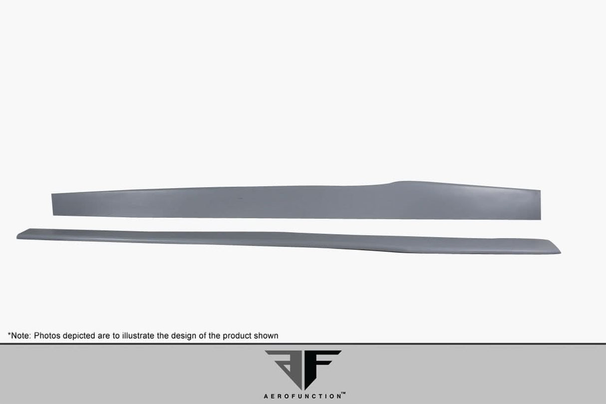 2014-2020 BMW 4 Series AF-1 Style Wide Body Side Splitters - FRP