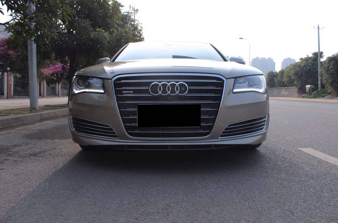 2010-2013 Audi A8 D4 Ab Style Carbon Fiber Front Lip