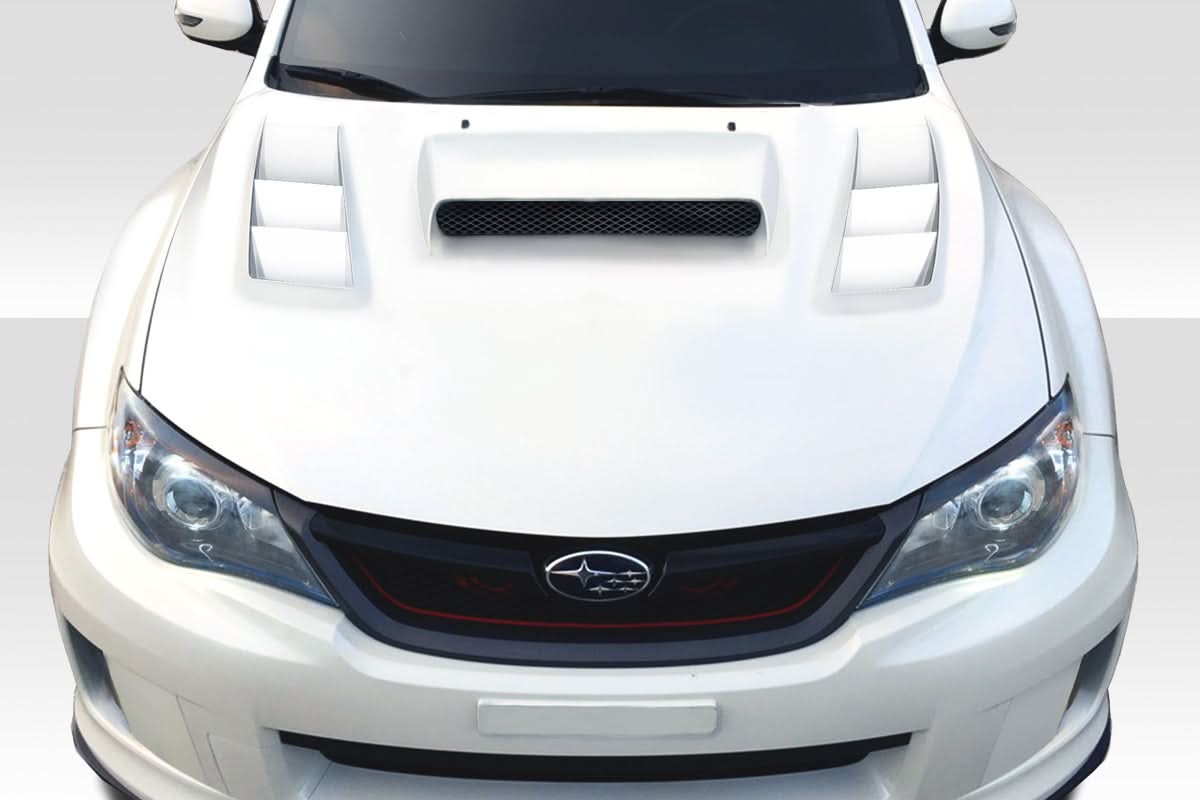 2008-2014 Subaru WRX STI C-1 Style Hood - 1 Piece - FRP