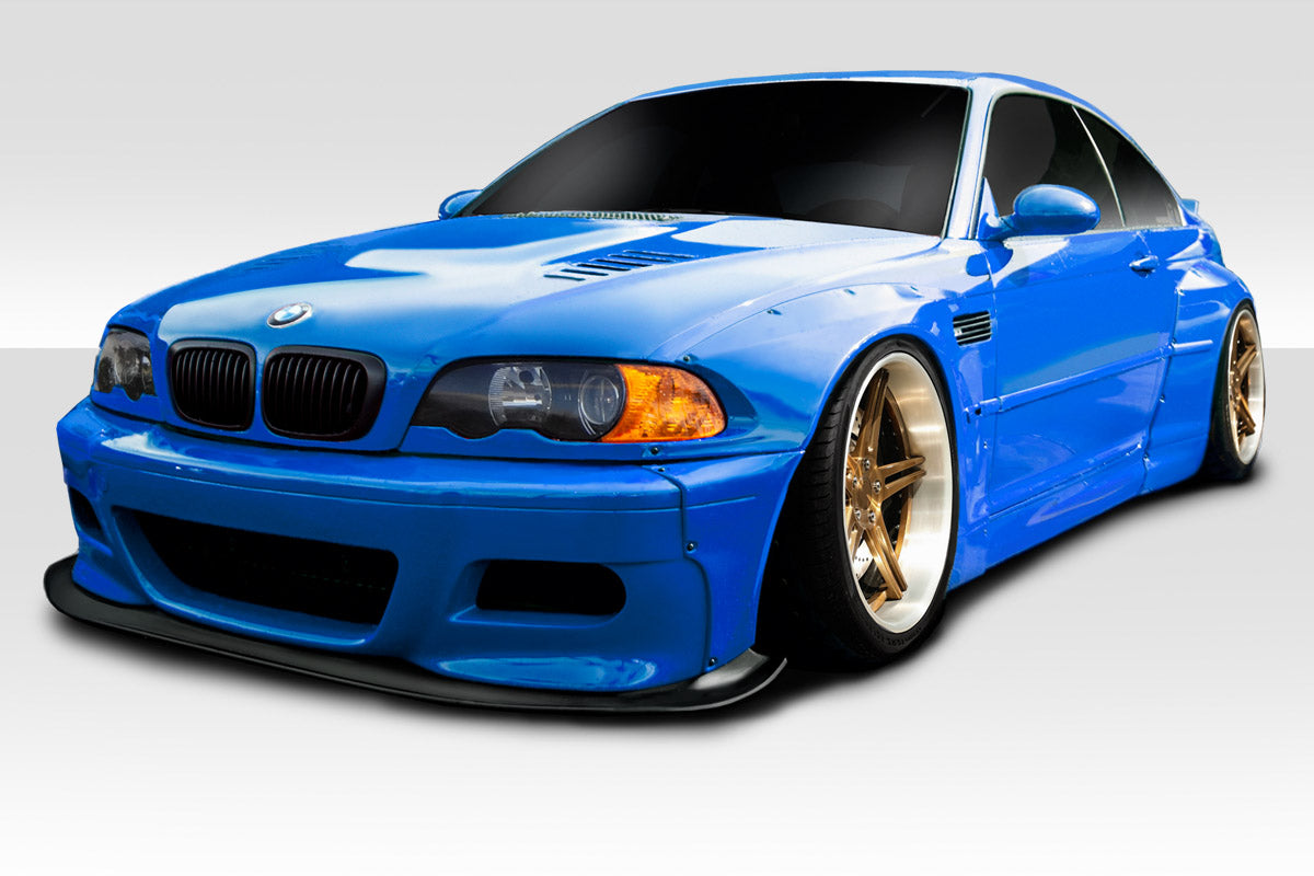 2001-2006 BMW M3 E46 Circuit Style Wide Body Kit - 6 Piece - FRP