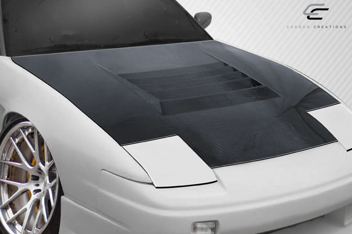 1989-1994 Nissan 240SX D-1 Style Hood - Carbon Fiber