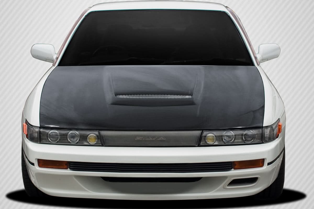 1989-1994 Nissan Silvia S13 M-1 Sport Style Hood - Carbon Fiber
