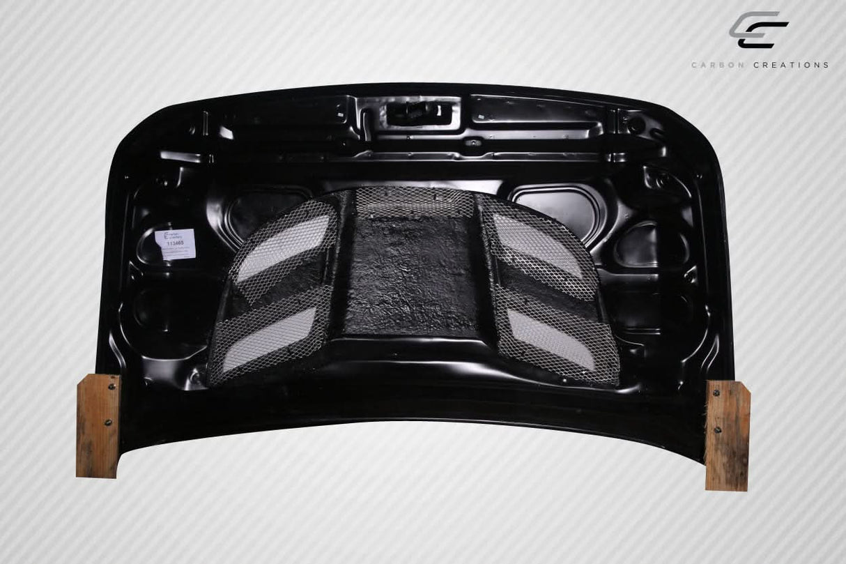 2007-2018 Jeep Wrangler Viper Look Hood - Carbon Fiber