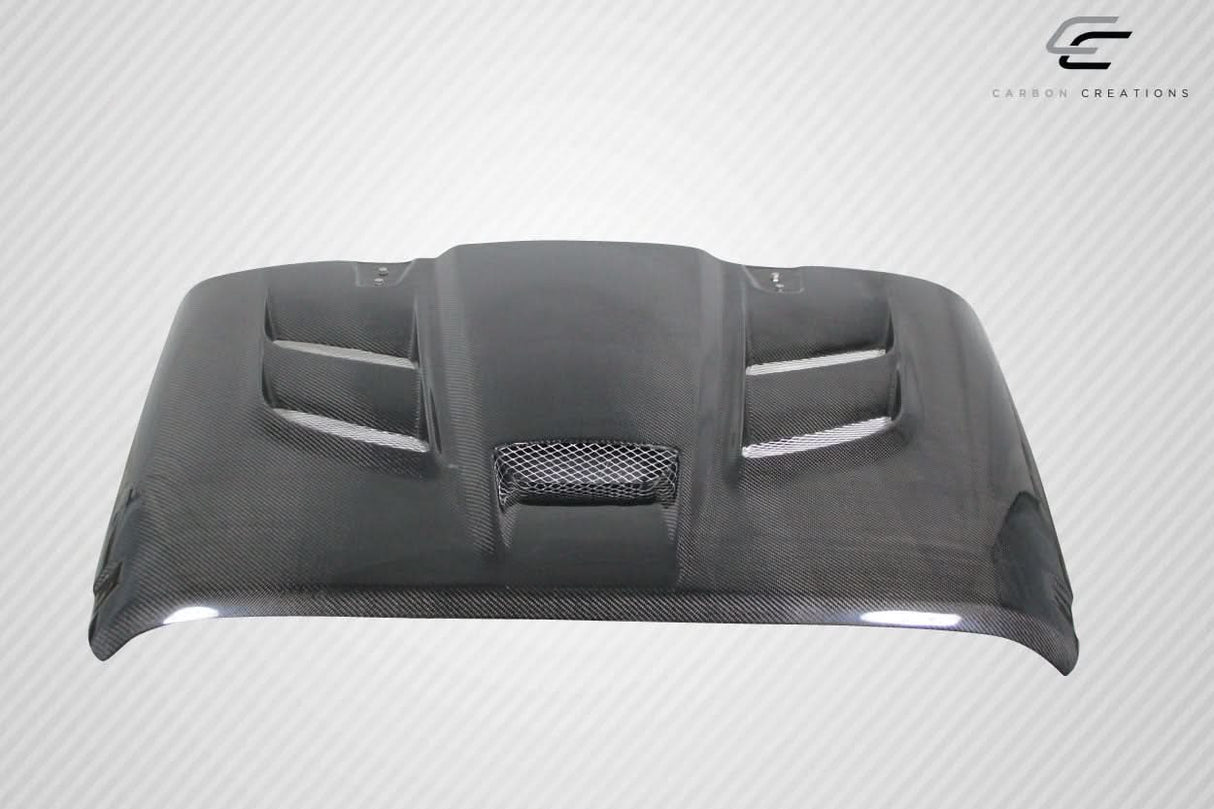 2007-2018 Jeep Wrangler Viper Look Hood - Carbon Fiber