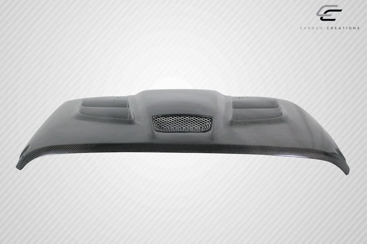 2007-2018 Jeep Wrangler Viper Look Hood - Carbon Fiber