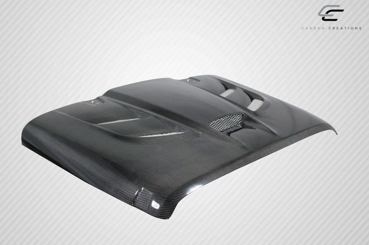 2007-2018 Jeep Wrangler Viper Look Hood - Carbon Fiber