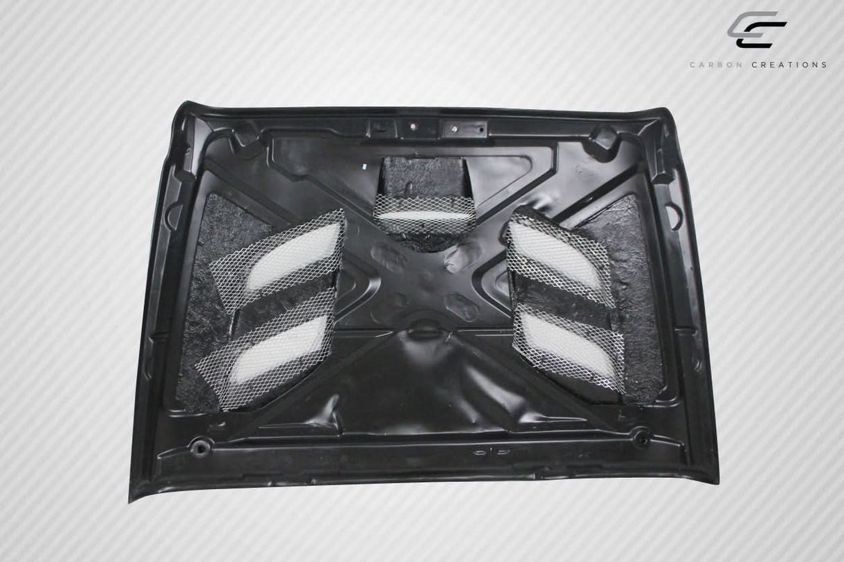 2007-2018 Jeep Wrangler Viper Look Hood - Carbon Fiber