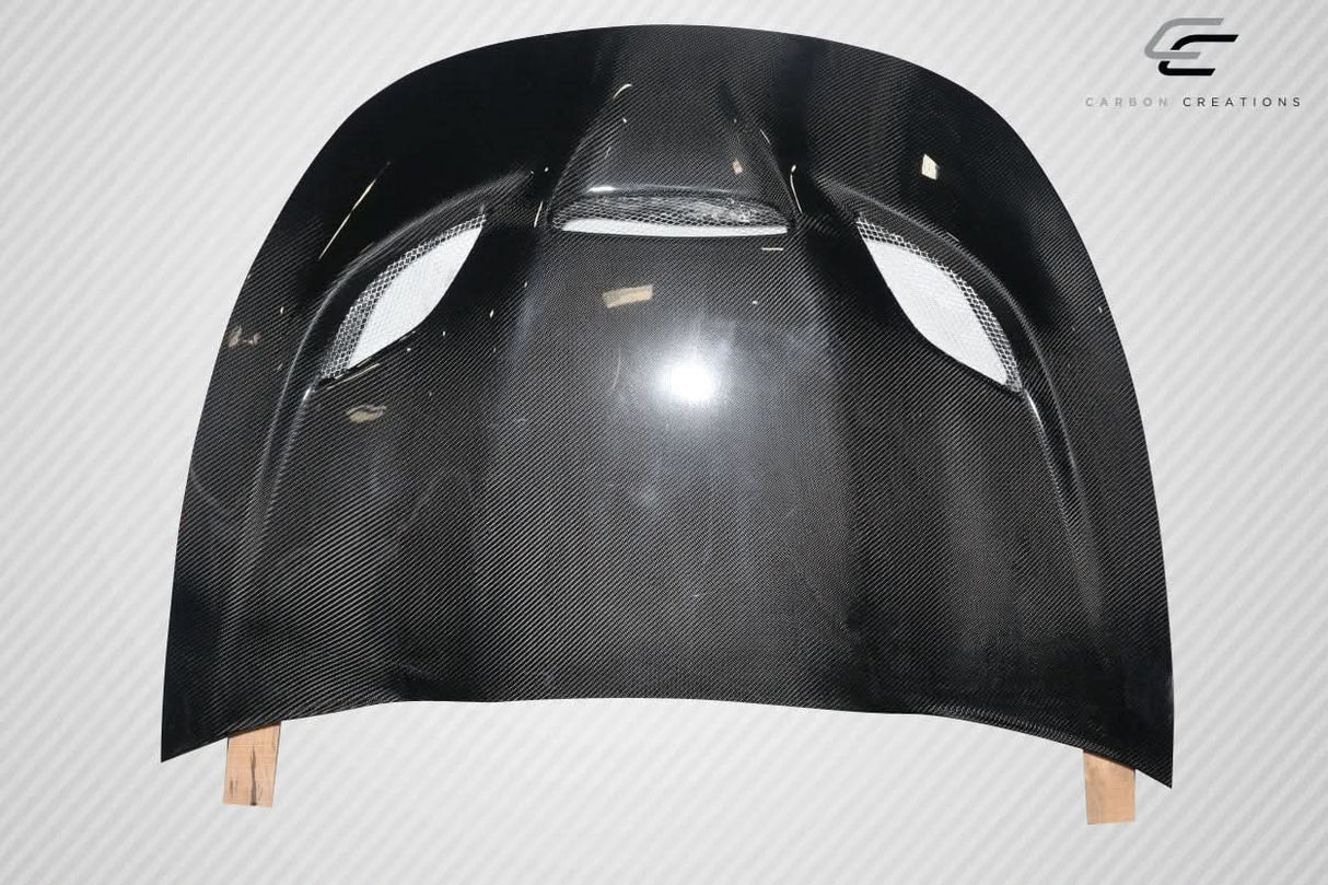 2013-2016 Dodge Dart Hellcat Look Hood - Carbon Fiber