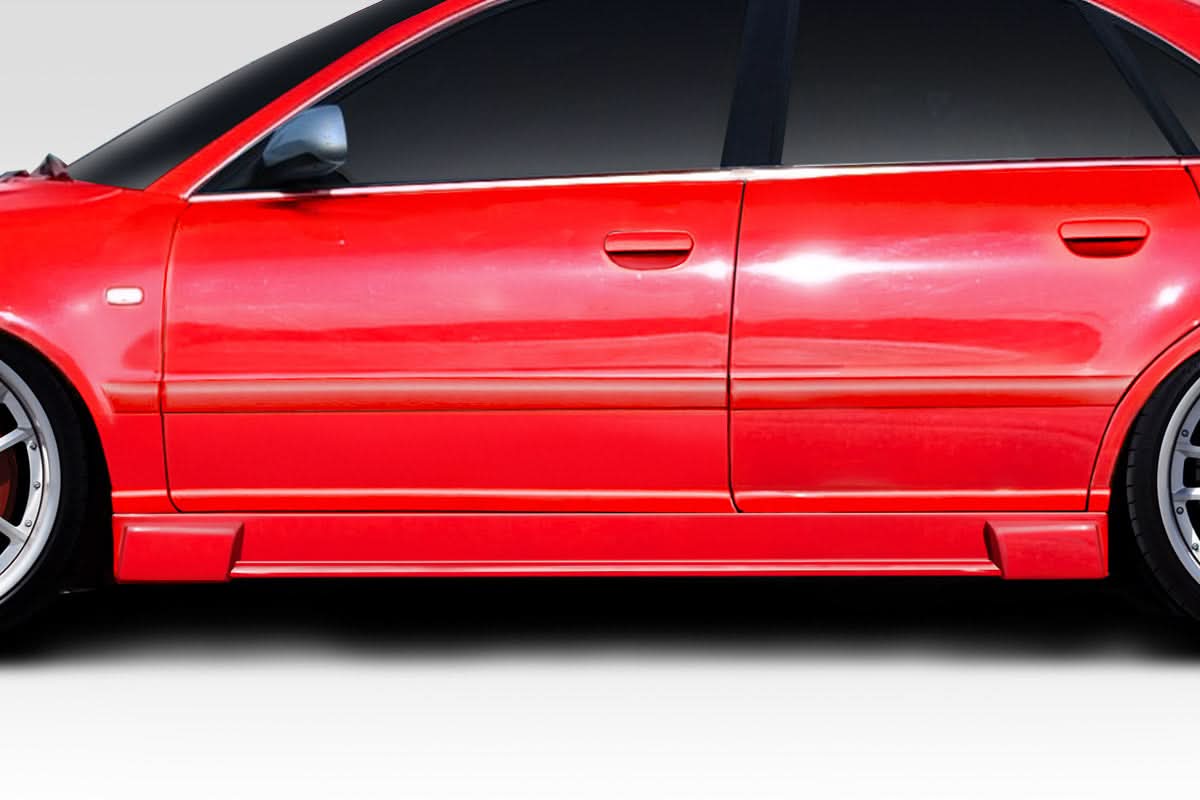 1996-2001 Audi A4 S4 Version 1 Style Side Skirts - 2 Piece - FRP