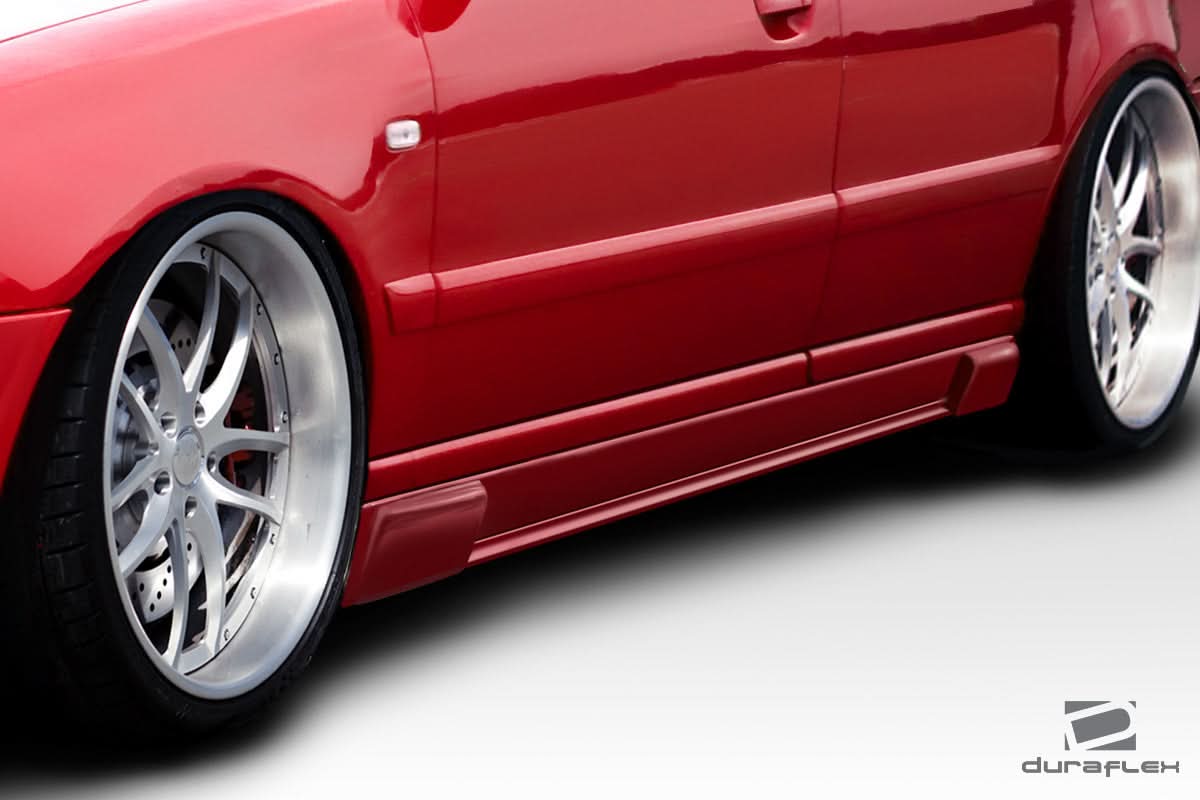 1996-2001 Audi A4 S4 Version 1 Style Side Skirts - 2 Piece - FRP
