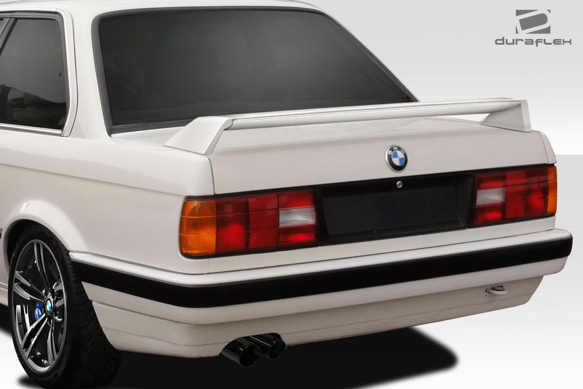 1984-1991 BMW 3 Series E30 Evo Look Trunk Spoiler - 2 Piece - FRP