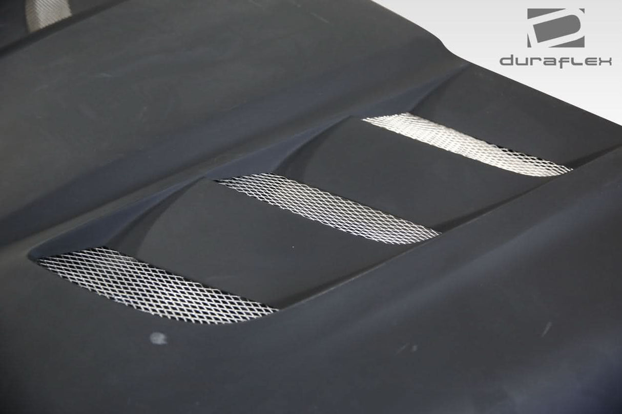 2004-2006 Dodge Durango Viper Look Hood - 1 Piece - FRP