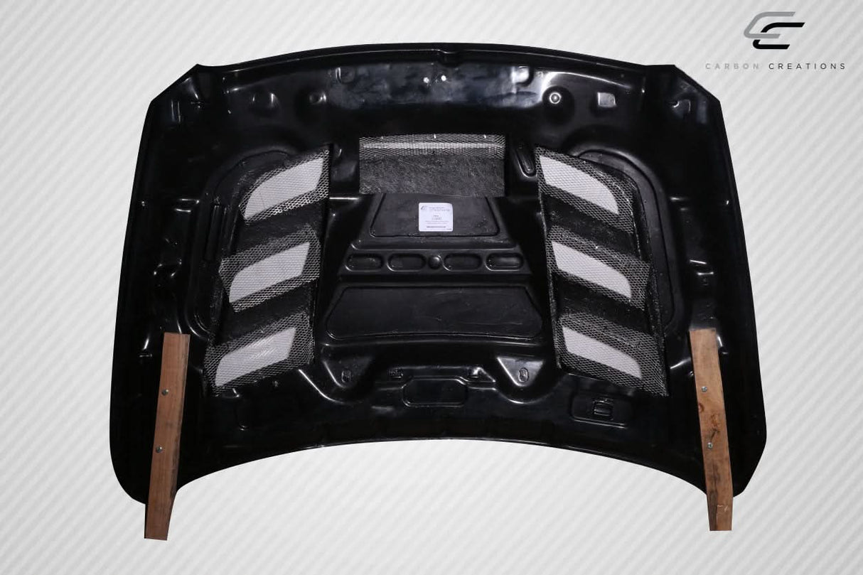 2009-2018 Dodge Ram 1500 Viper Look Hood - Carbon Fiber