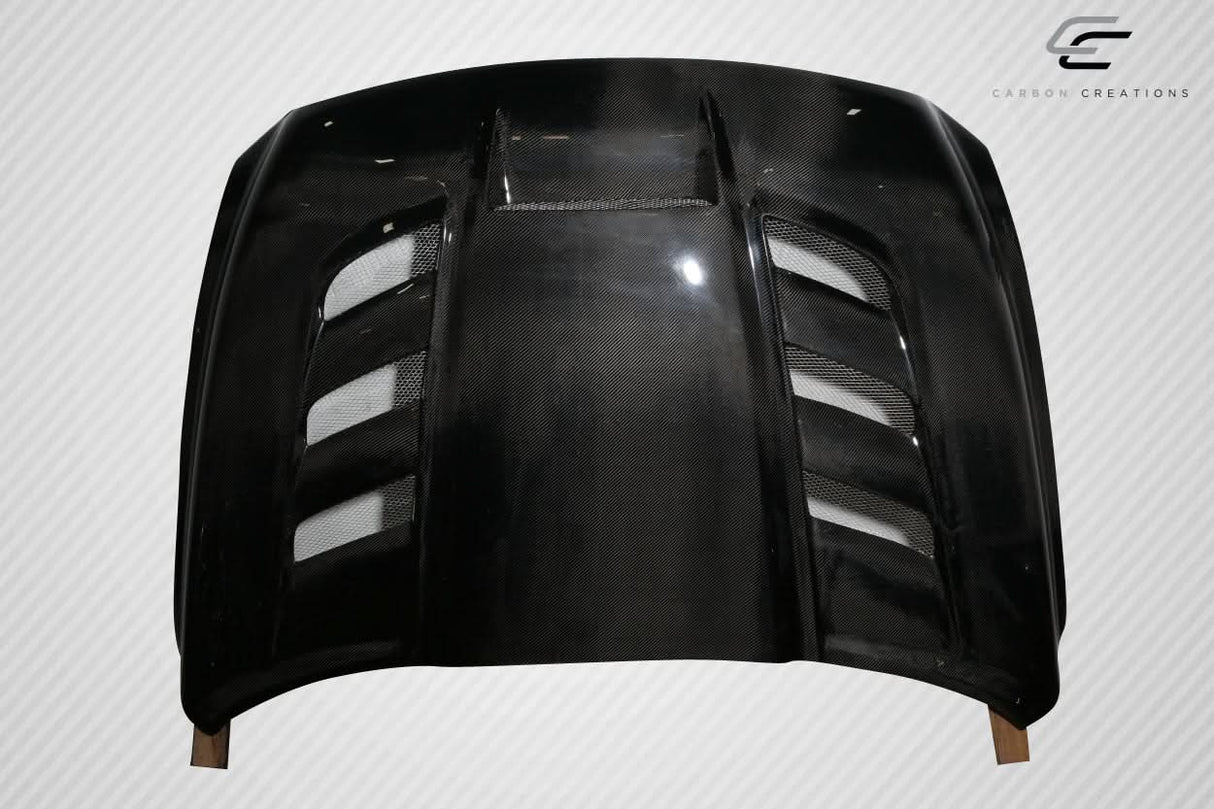 2009-2018 Dodge Ram 1500 Viper Look Hood - Carbon Fiber