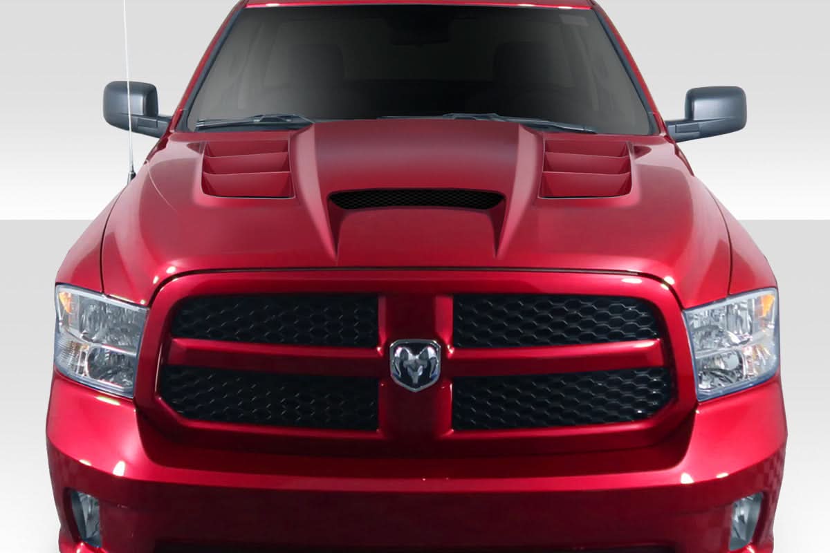 2009-2018 Dodge Ram 1500 Viper Look Hood - 1 Piece - FRP
