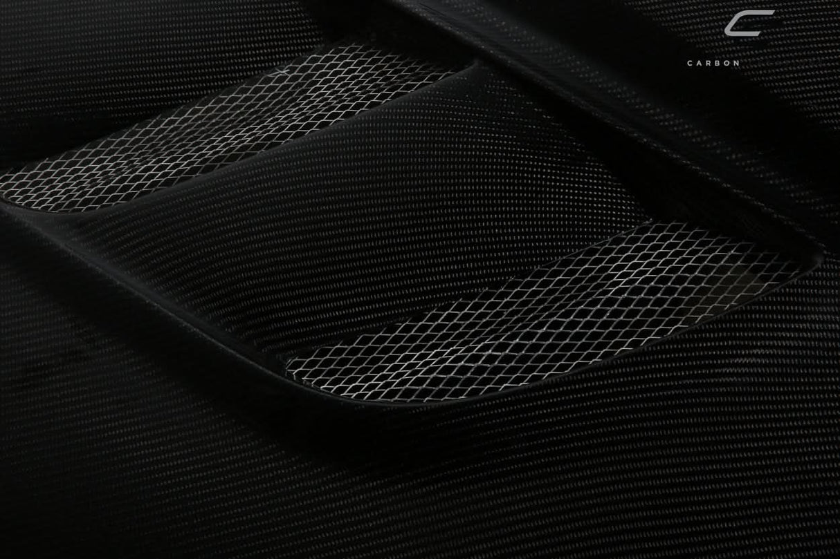 2010-2018 Dodge Ram 2500 Viper Look Hood - Carbon Fiber