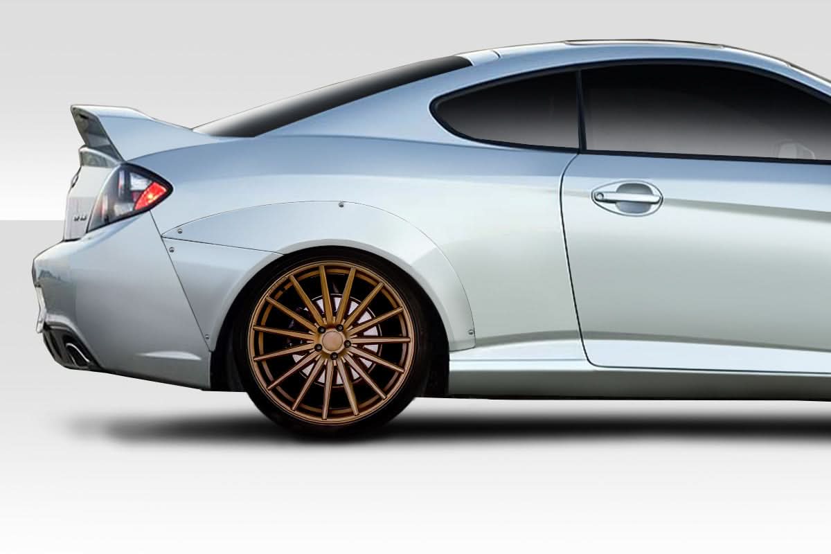 2003-2008 Hyundai Tiburon MSR Style Rear Fender Flares - FRP
