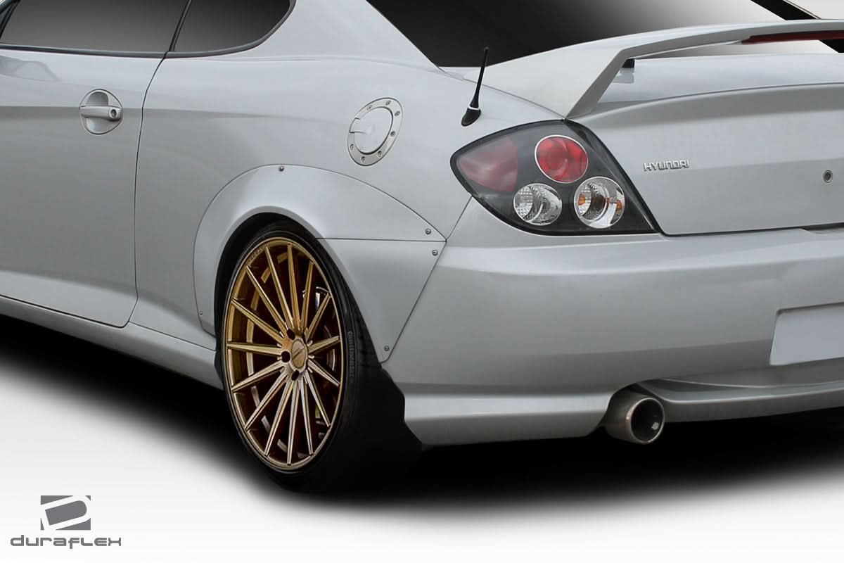 2003-2008 Hyundai Tiburon MSR Style Rear Fender Flares - FRP