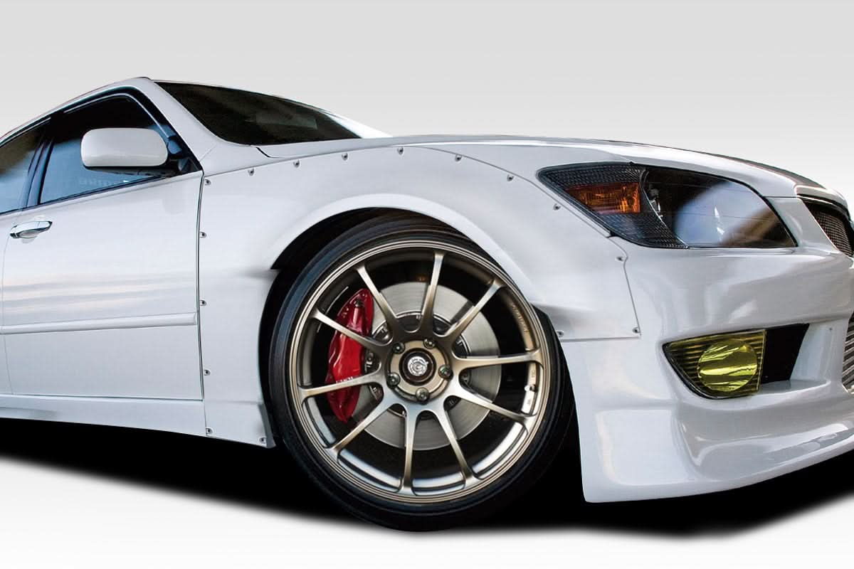 2000-2005 Lexus IS300 RBS Style Front Fender Flares - 2 Piece - FRP