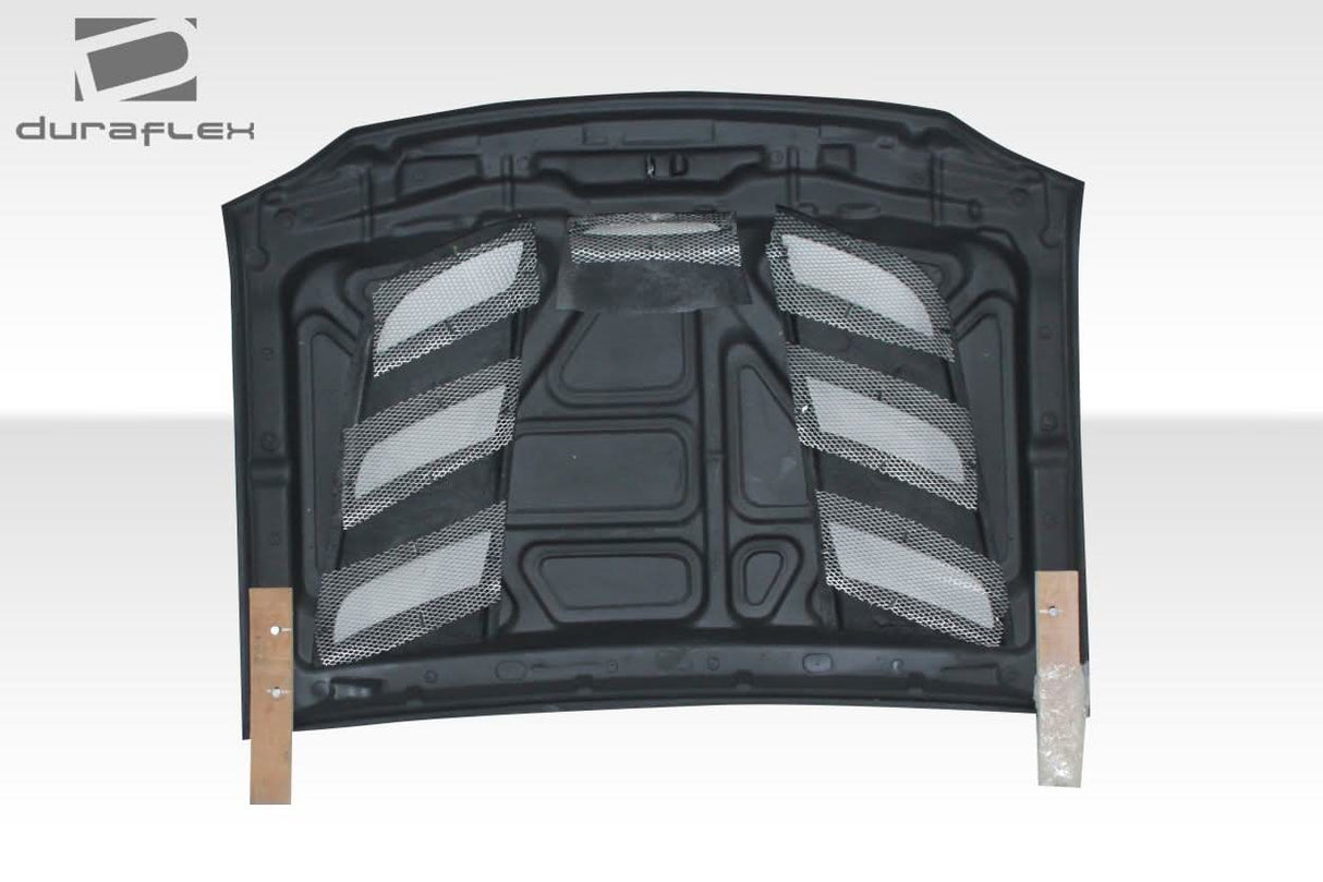 2001-2004 Nissan Frontier Viper Look Hood - 1 Piece - FRP
