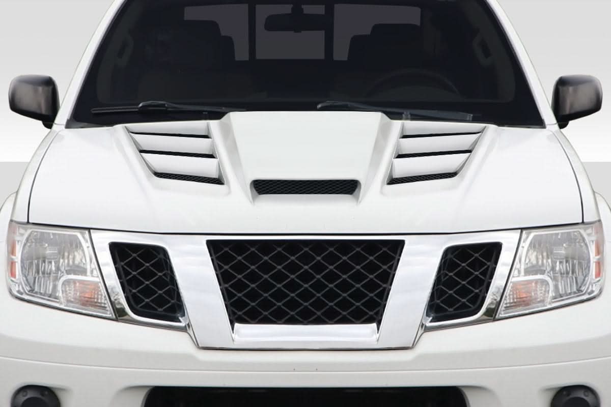 2005-2013 Nissan Frontier Viper Look Hood - 1 Piece - FRP