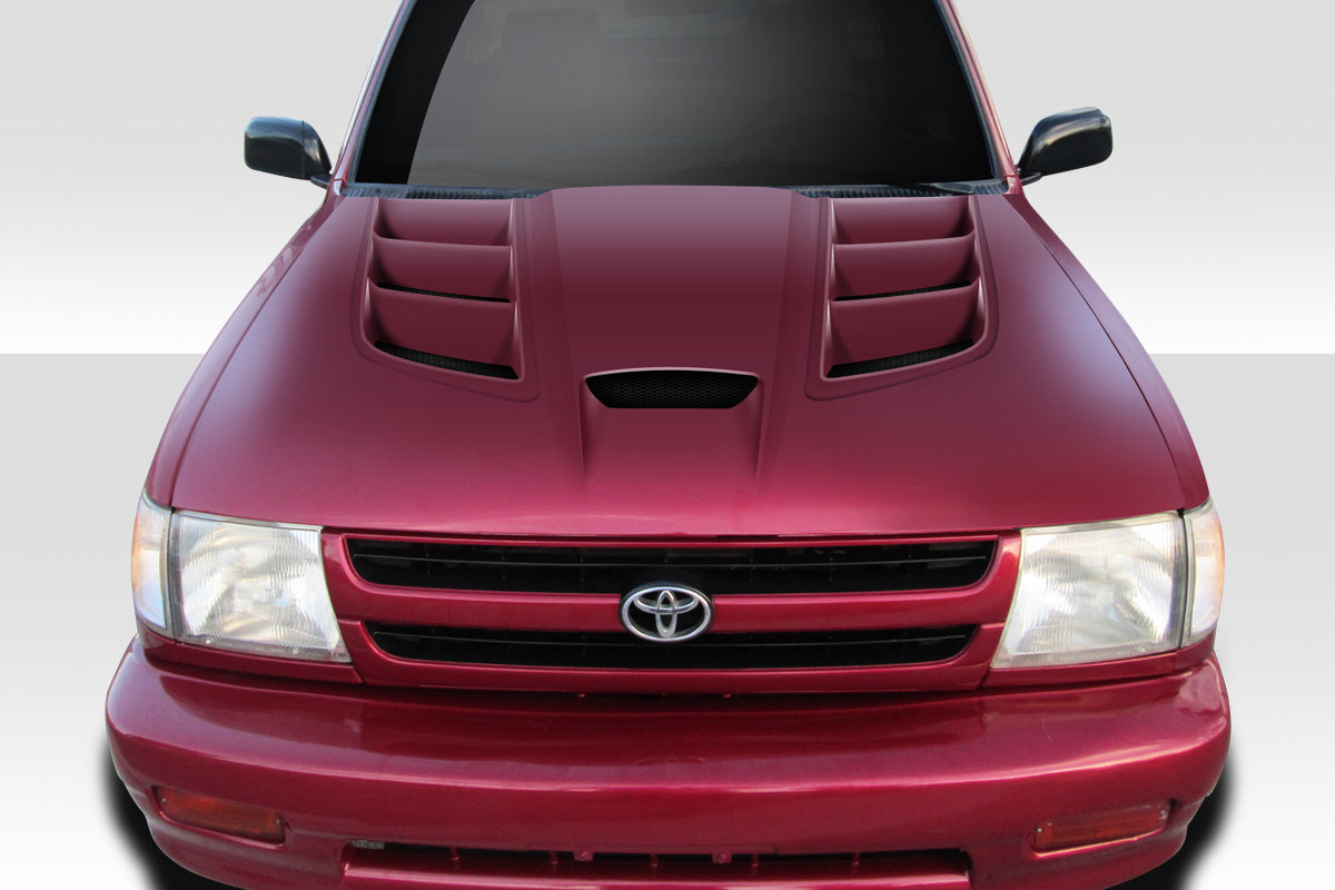1995-2000 Toyota Tacoma Viper Look Hood - 1 Piece - FRP
