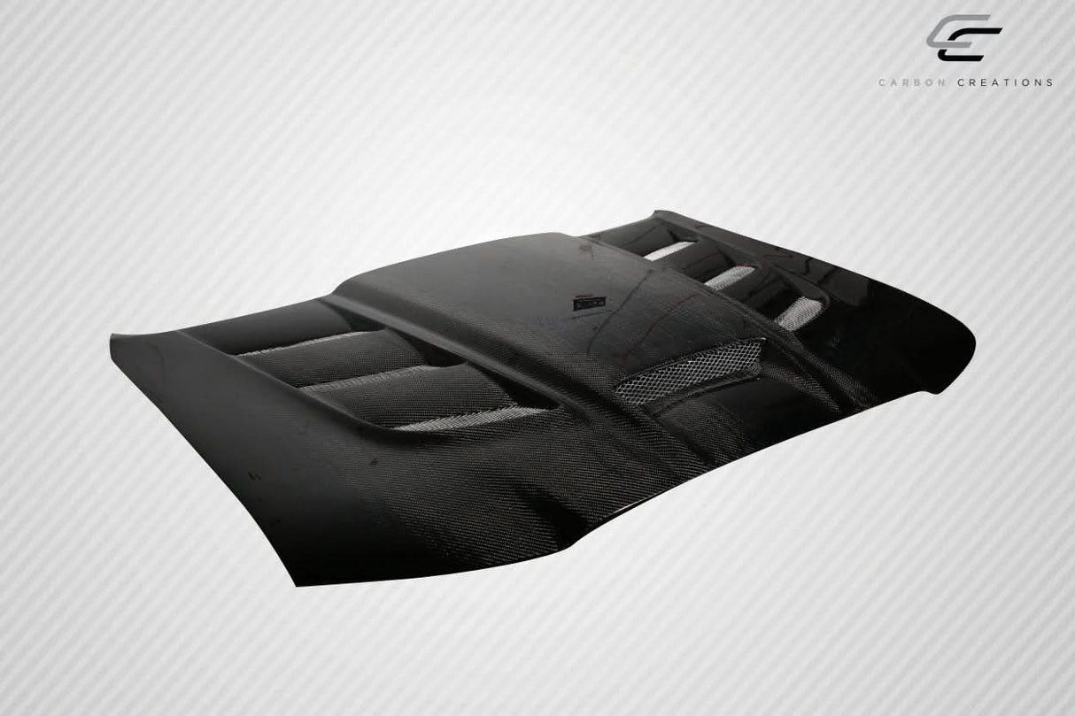 2005-2011 Toyota Tacoma Viper Look Hood - Carbon Fiber