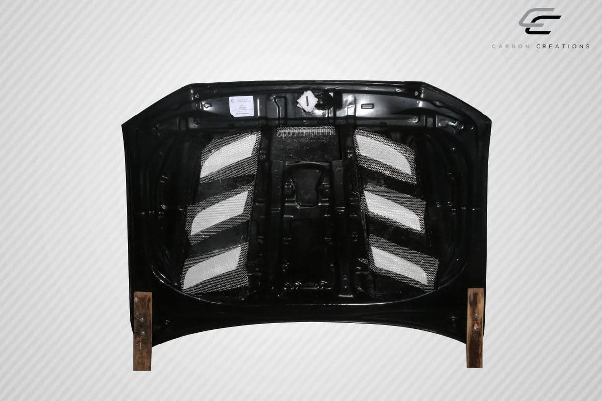 2012-2015 Toyota Tacoma Viper Look Hood - 1 Piece - Carbon Fiber