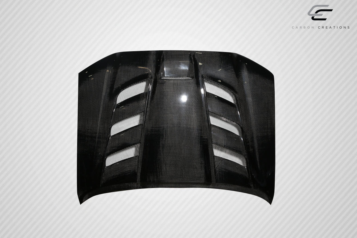 2012-2015 Toyota Tacoma Carbon Creations Viper Look Hood - 1 Piece