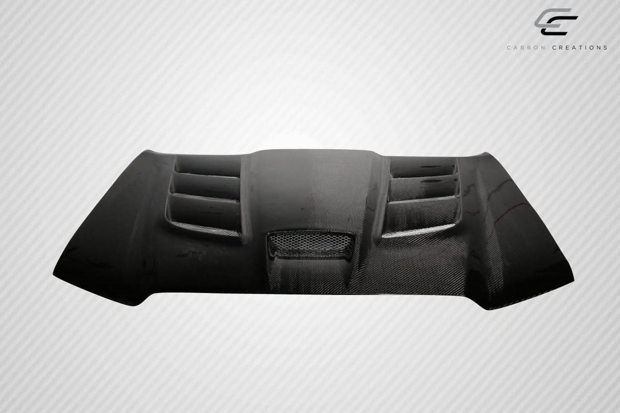 2012-2015 Toyota Tacoma Viper Look Hood - 1 Piece - Carbon Fiber