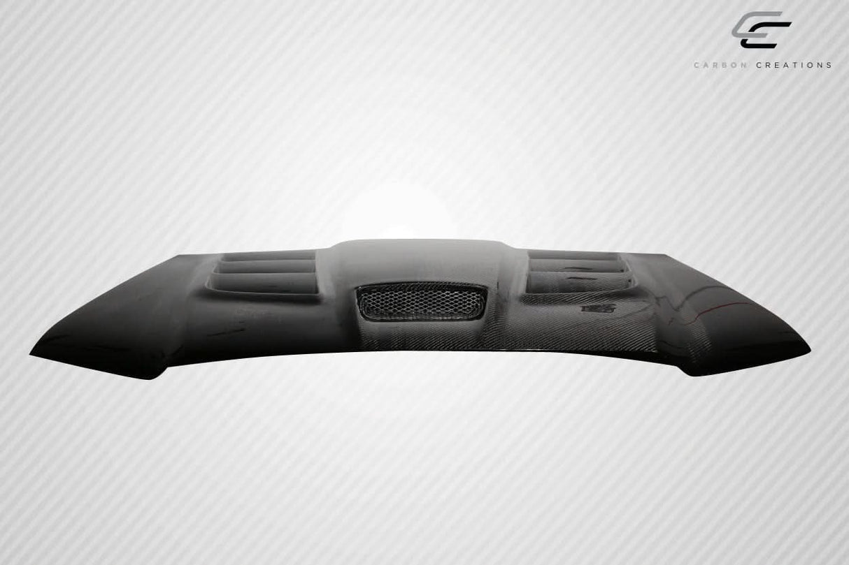 2012-2015 Toyota Tacoma Viper Look Hood - 1 Piece - Carbon Fiber