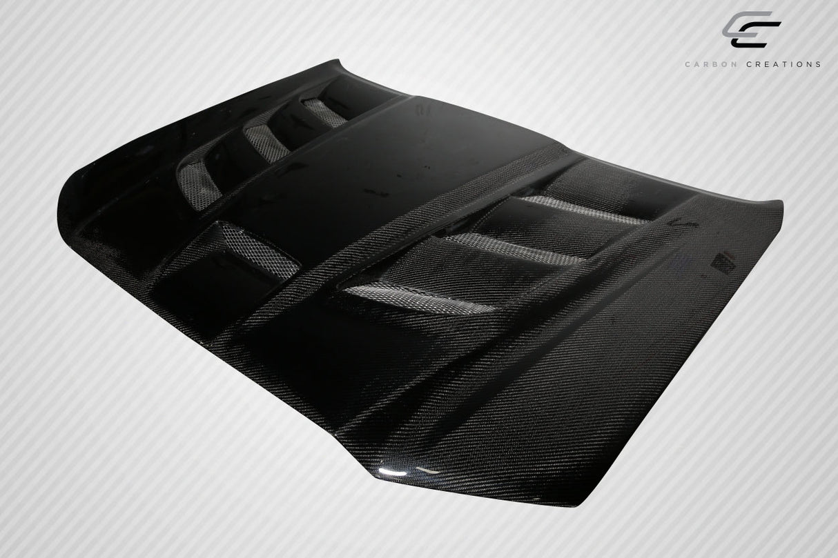 2012-2015 Toyota Tacoma Carbon Creations Viper Look Hood - 1 Piece