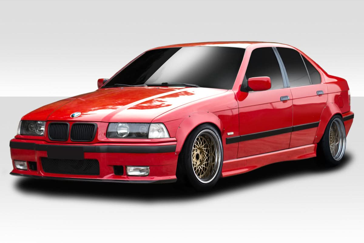 1992-1998 BMW 3 Series E36 RBS Style Fender Flare Kit - FRP