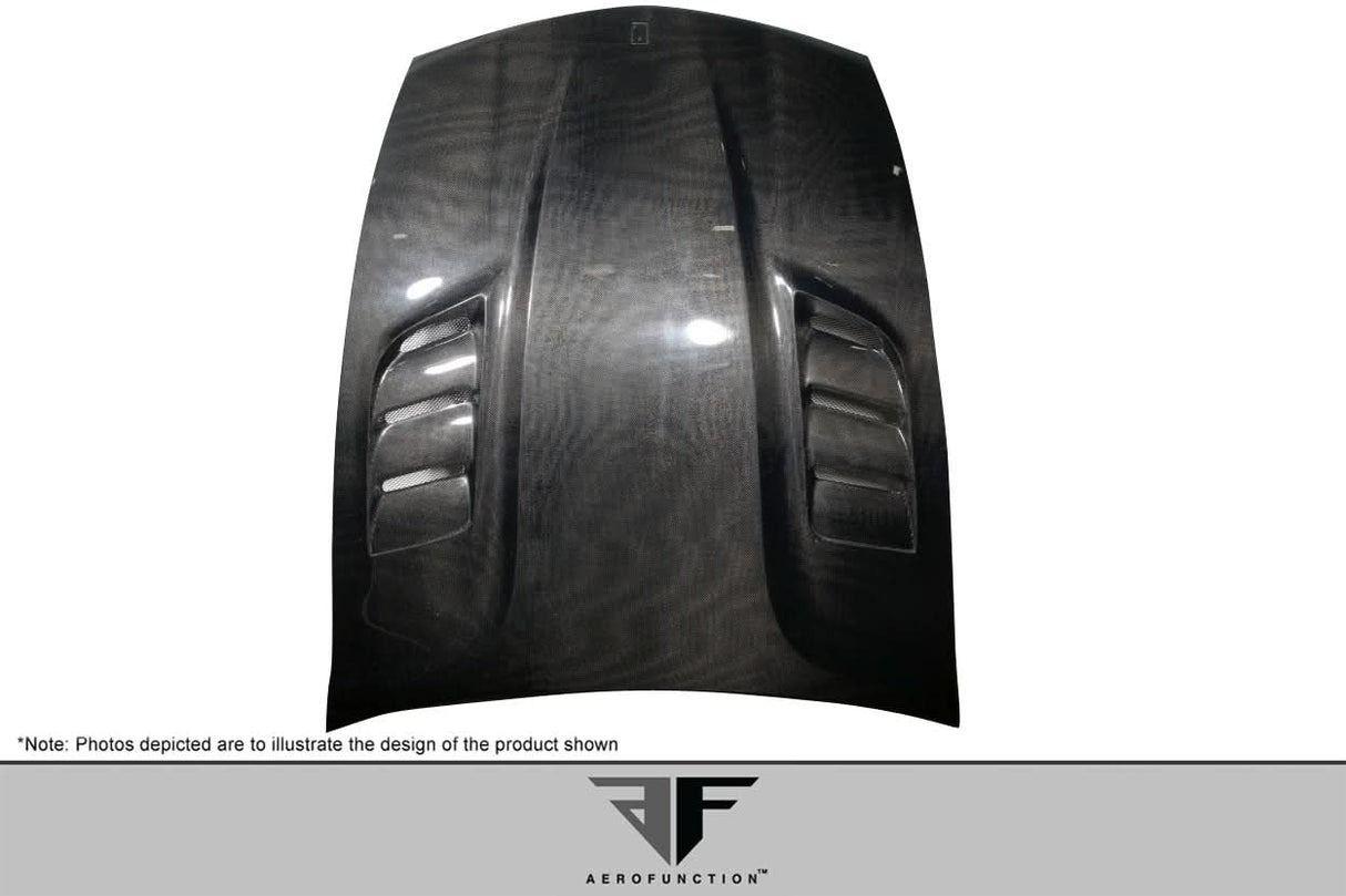 2006-2012 Ferrari 599 AF-1 Style Race Hood - Carbon Fiber