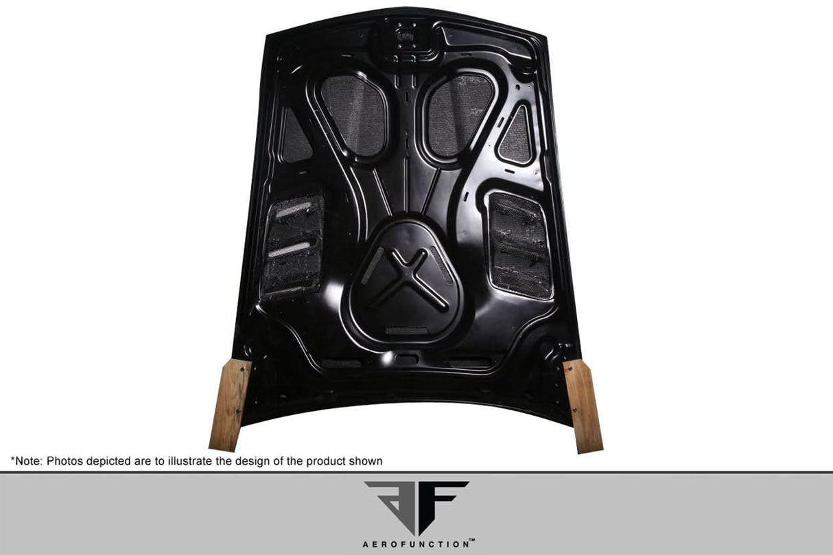 2006-2012 Ferrari 599 AF-1 Style Race Hood - Carbon Fiber