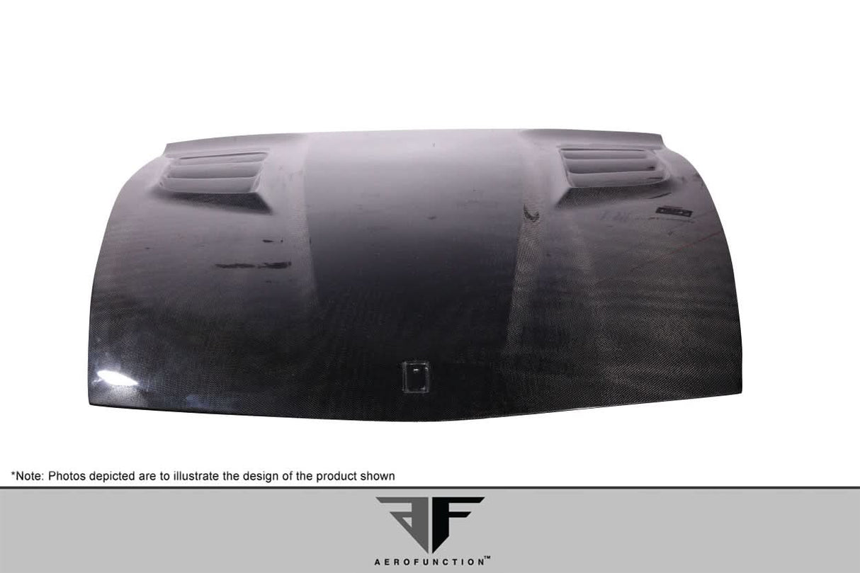 2006-2012 Ferrari 599 AF-1 Style Race Hood - Carbon Fiber