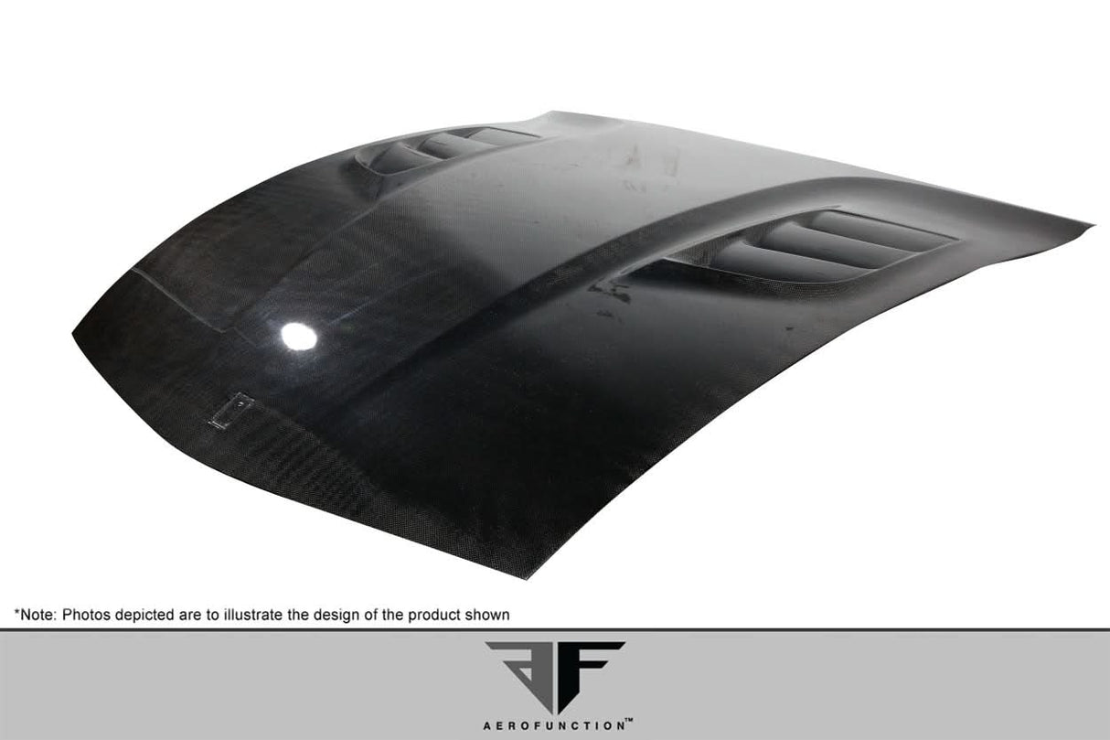 2006-2012 Ferrari 599 AF-1 Style Race Hood - Carbon Fiber