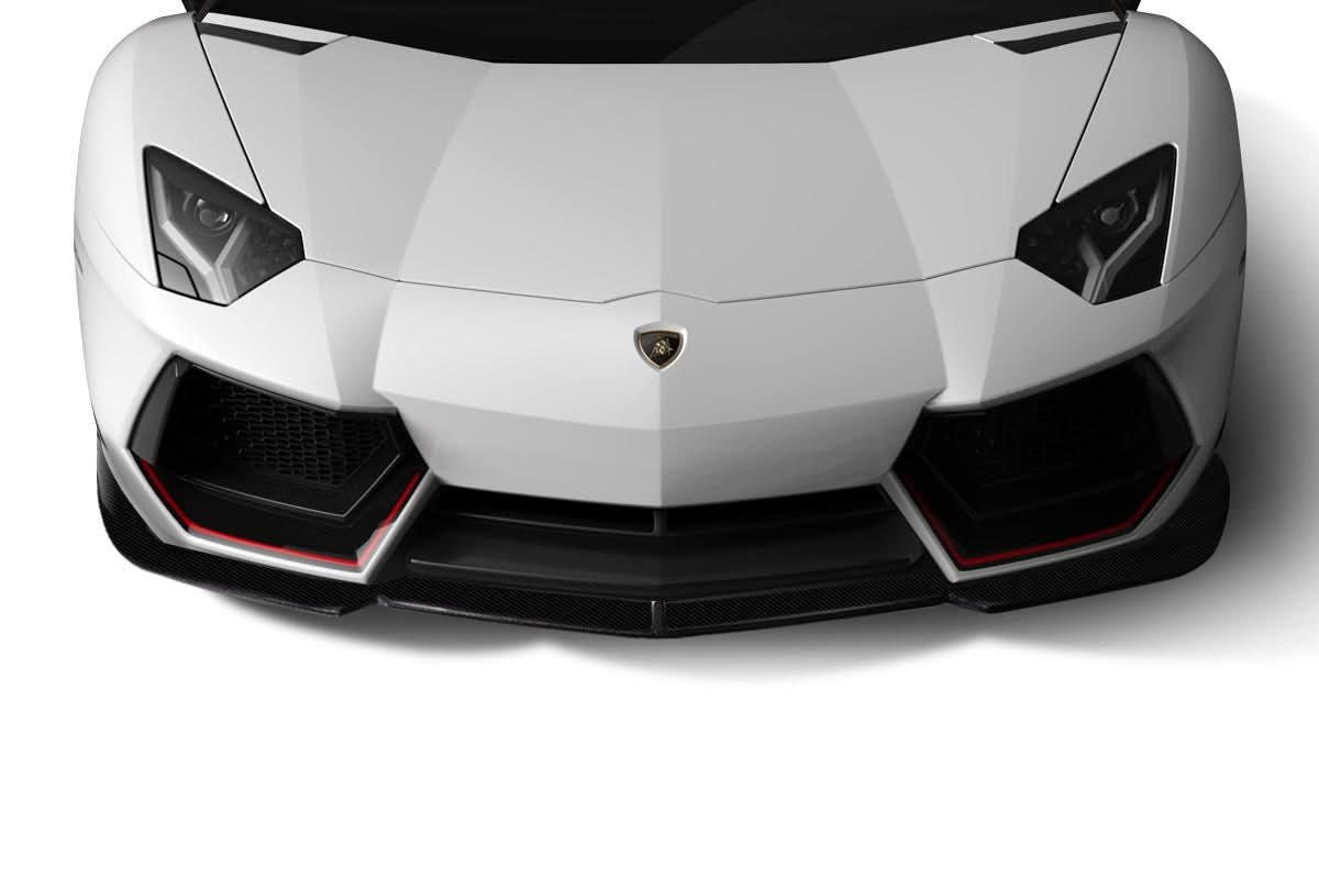 2011-2017 Lamborghini Aventador AF-1 Style Front Aero Splitters