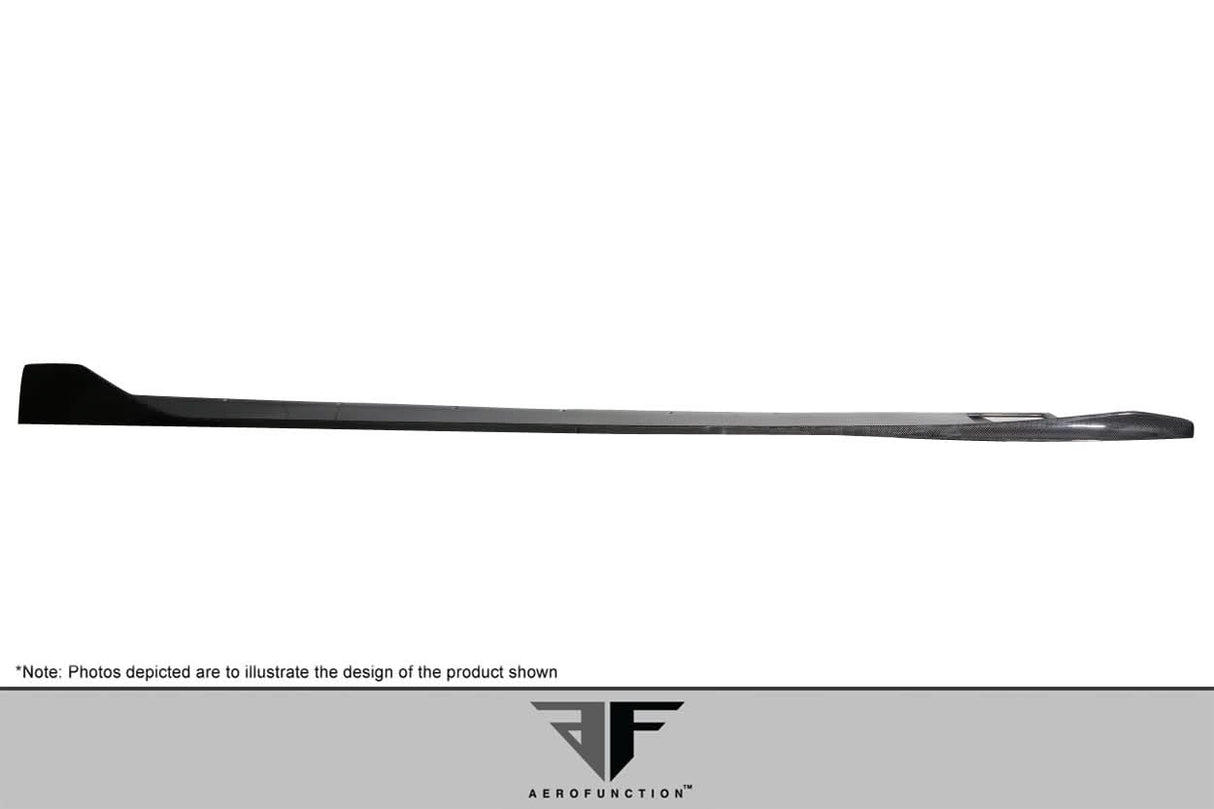 2011-2017 Lamborghini Aventador AF-1 Style Side Skirts - Carbon Fiber