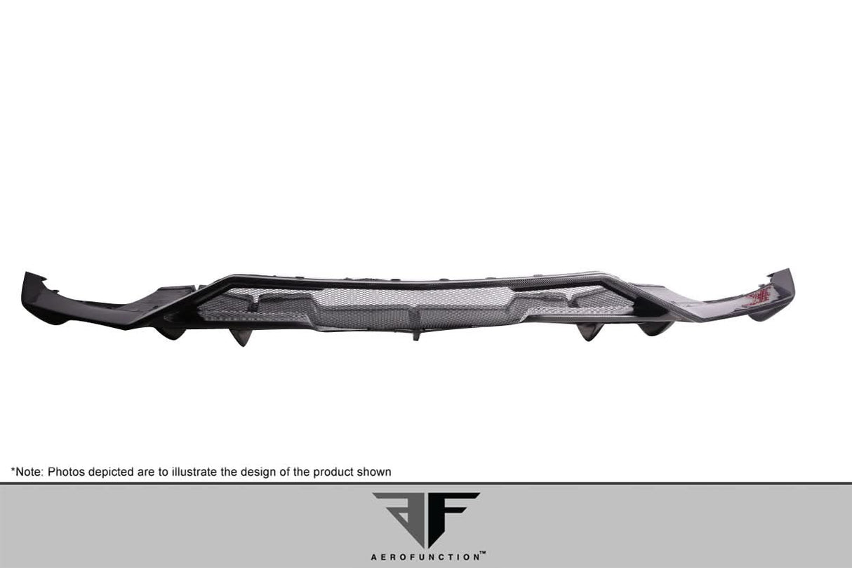 2011-2017 Lamborghini Aventador AF-1 Style Rear Diffuser - Carbon