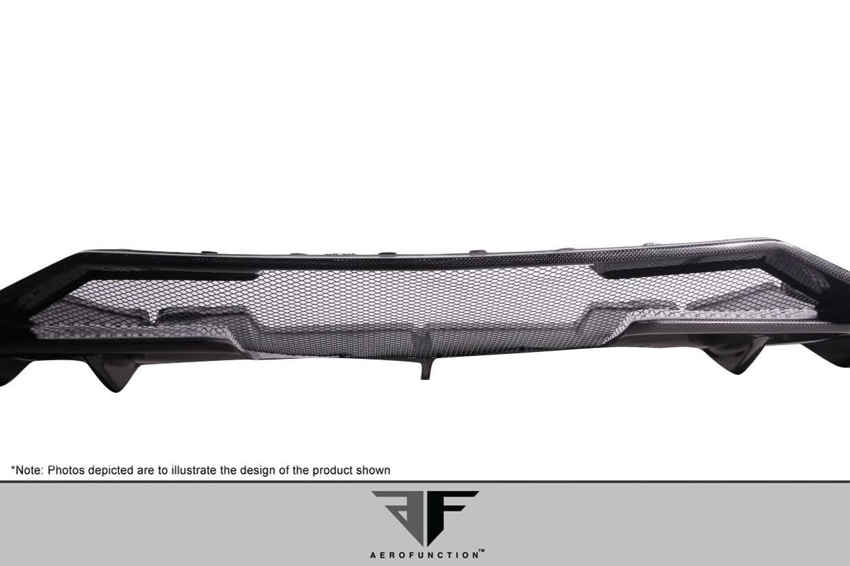 2011-2017 Lamborghini Aventador AF-1 Style Rear Diffuser - Carbon