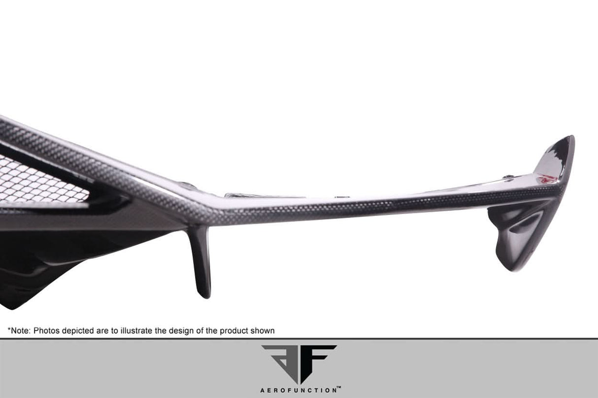 2011-2017 Lamborghini Aventador AF-1 Style Rear Diffuser - Carbon