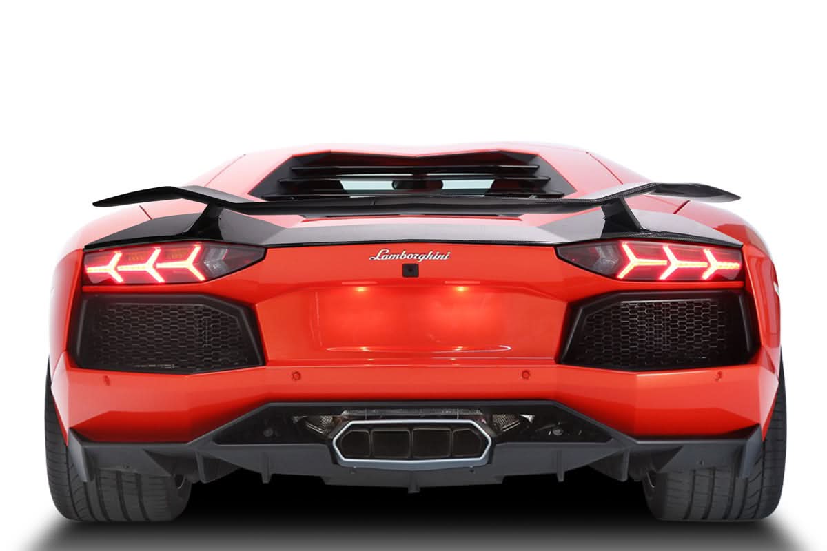 2011-2017 Lamborghini Aventador AF-1 Style Wing - Dry Carbon Fiber