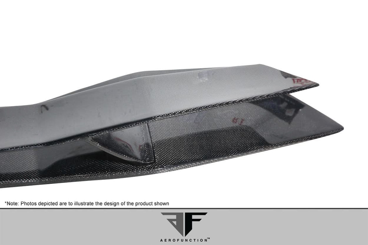2011-2017 Lamborghini Aventador AF-1 Style Wing - Dry Carbon Fiber