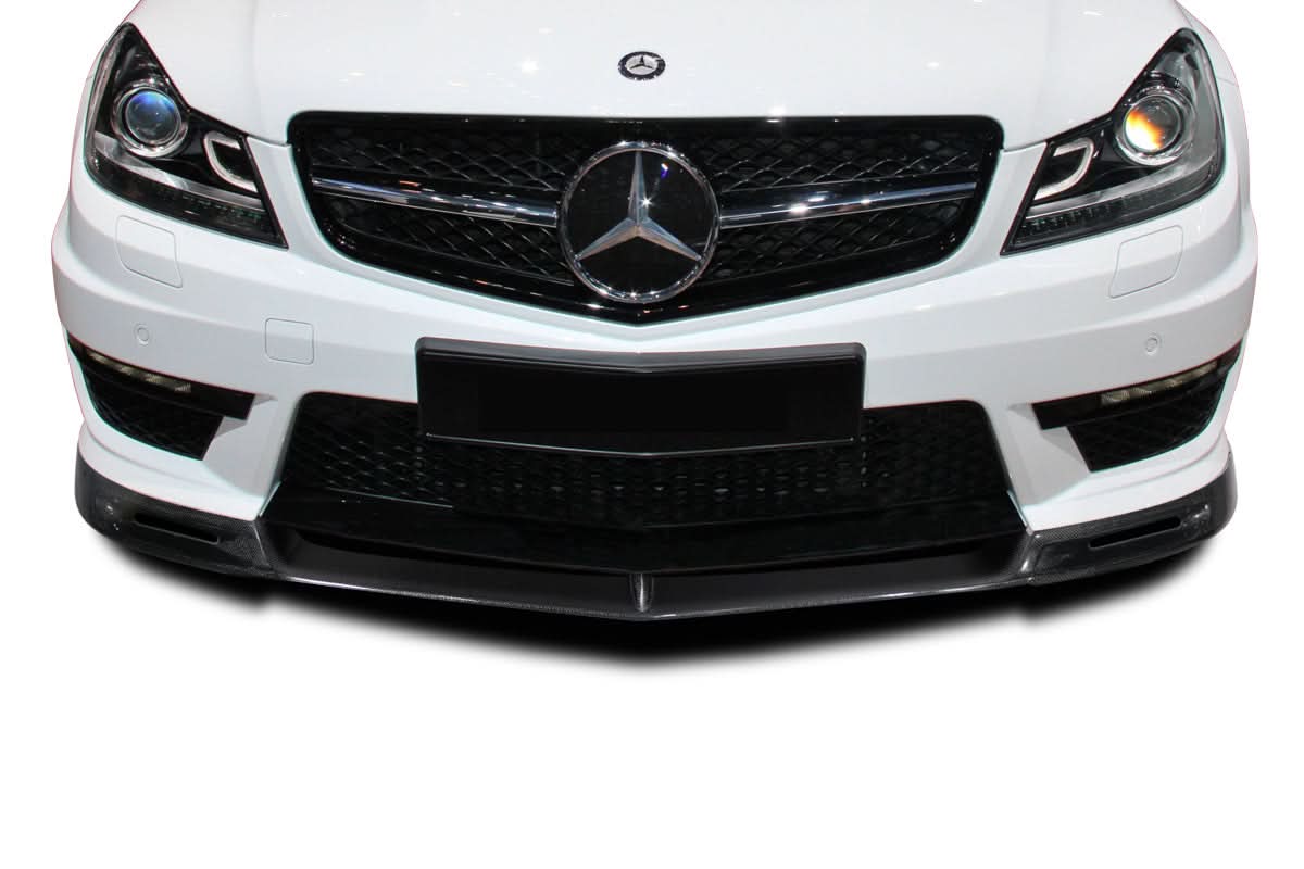 2012-2014 Mercedes C63 W204 AF-1 Style Front Spoiler - Carbon Fiber