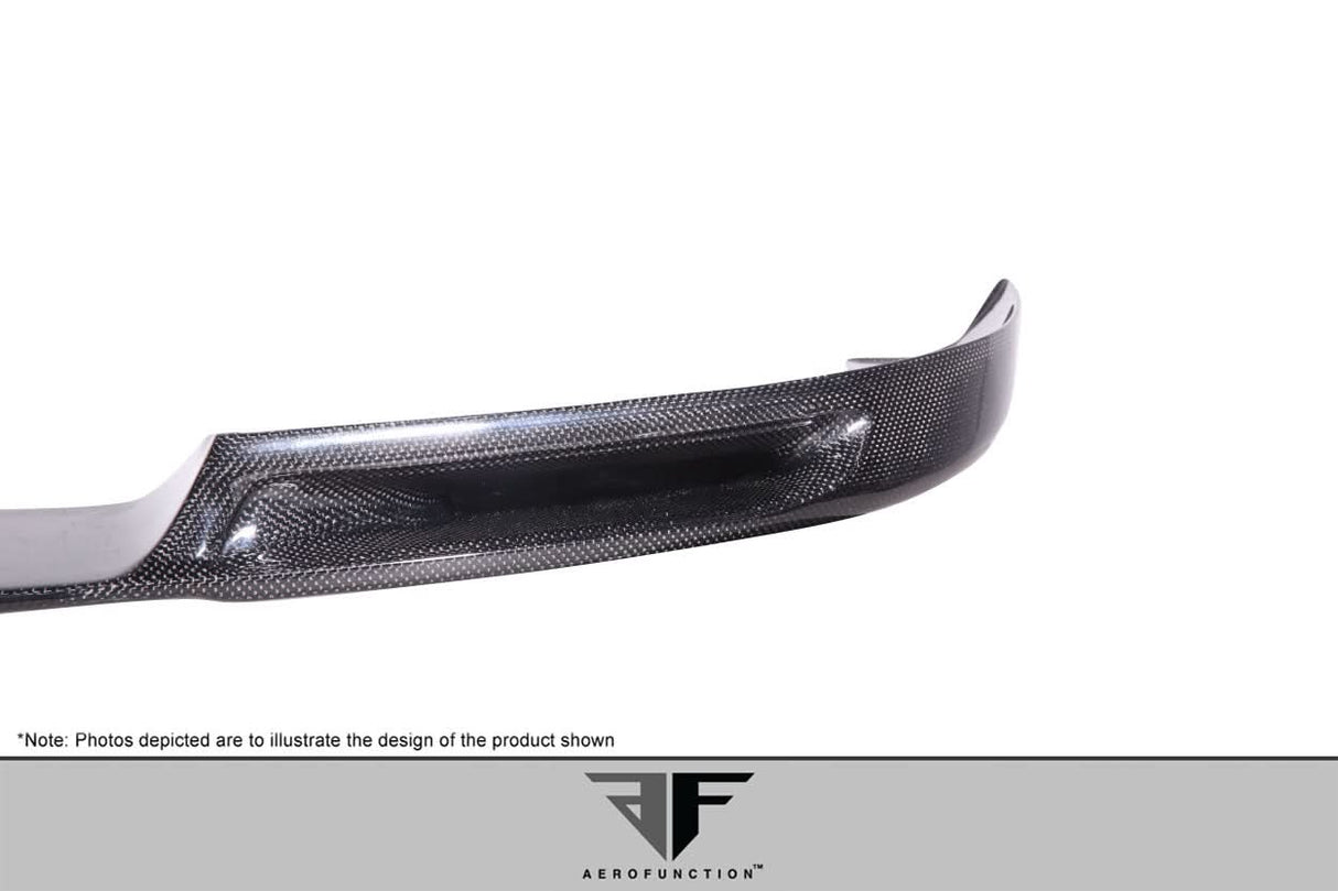 2012-2014 Mercedes C63 W204 AF-1 Style Front Spoiler - Carbon Fiber